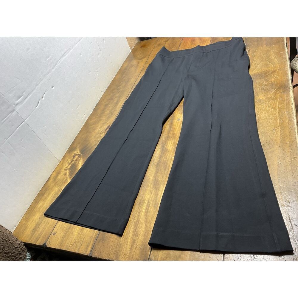 Spanx SPANXSupersmooth™ Perfect Fit Ponte Flare Pants Black 20252Q-Sz 1X Petite